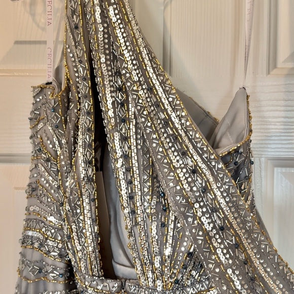 Cecilia Couture One Off Shoulder Gown - Picture 7 of 10